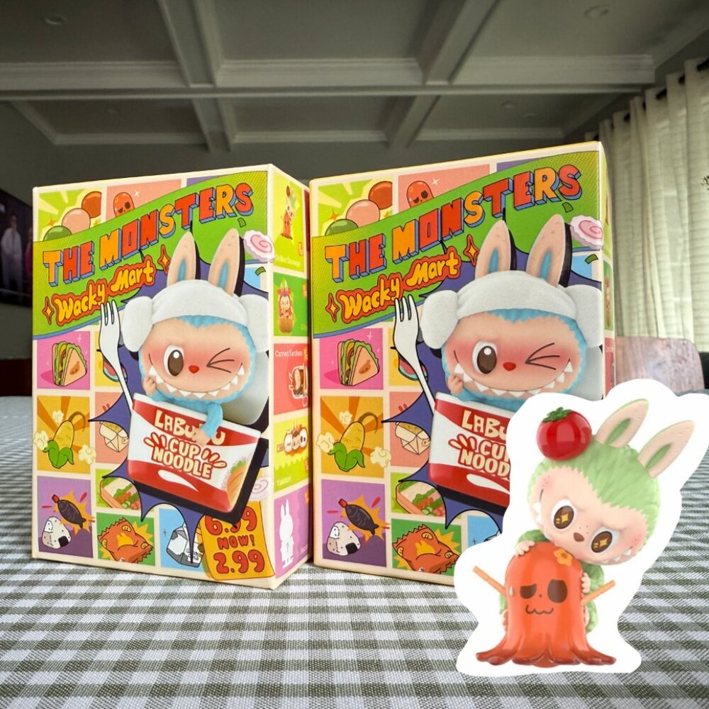 Authentic The Monsters (Labubu) Wacky Mart Blind Box - Grilled Sausage